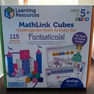 Mathlink Cubes Kindergarten Math Activity Set